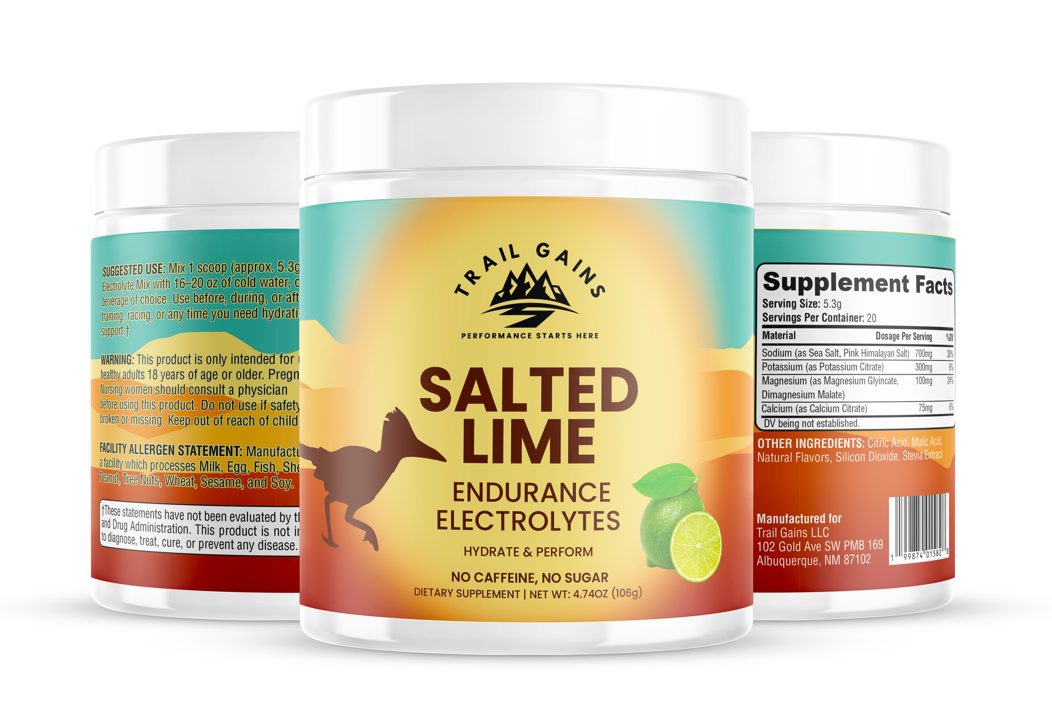 Salted Lime Endurance Electrolytes — Built for High Heat, High Altitude, and Long Duration